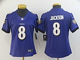Women Nike Ravens 8 LaMar Jackson Purple Vapor Untouchable Limited Jersey,baseball caps,new era cap wholesale,wholesale hats